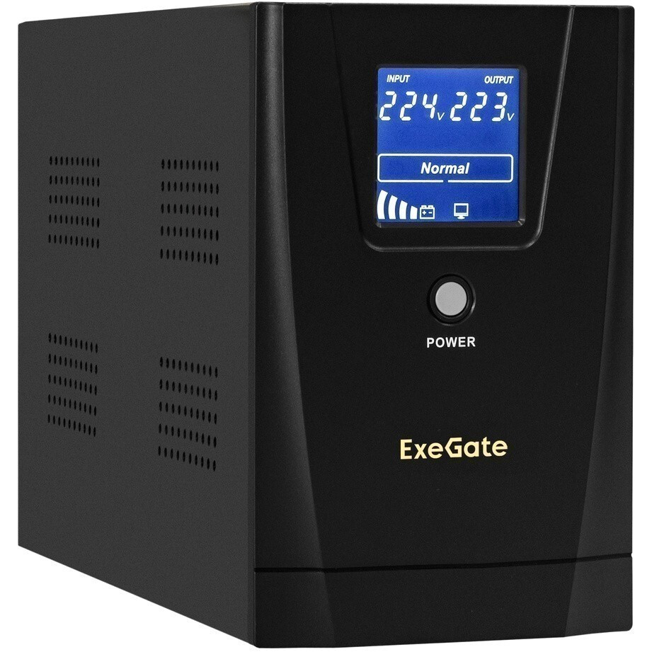 ИБП ExeGate SpecialPro Smart LLB-2000.LCD.AVR.2SH.RJ.USB - EX292632RUS