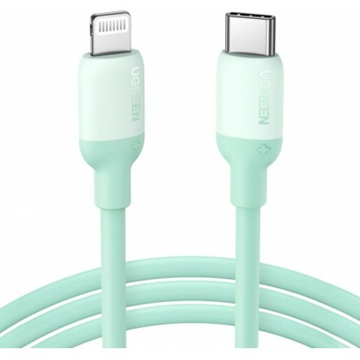 Кабель USB Type-C - Lightning, 1м, UGREEN US387 Green - 20308