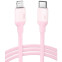 Кабель USB Type-C - Lightning, 1м, UGREEN US387 Pink - 60625