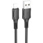 Кабель USB - Lightning, 1м, Borofone BX80 Black - 6974443385182