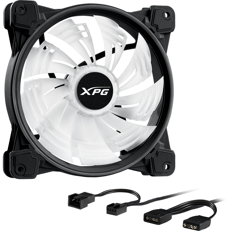 Вентилятор для корпуса ADATA XPG HURRICANE 140 PWM ARGB Black - HURRICANE140ARGBPWM-BKCWW