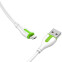 Кабель USB A (M) - microUSB B (M), 1м, LDNIO LS571 White/Green - LD_C3812