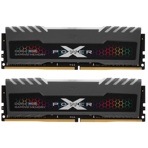 Оперативная память 32Gb DDR4 3200MHz Silicon Power XPower Turbine RGB (SP032GXLZU320BDB) (2x16Gb)