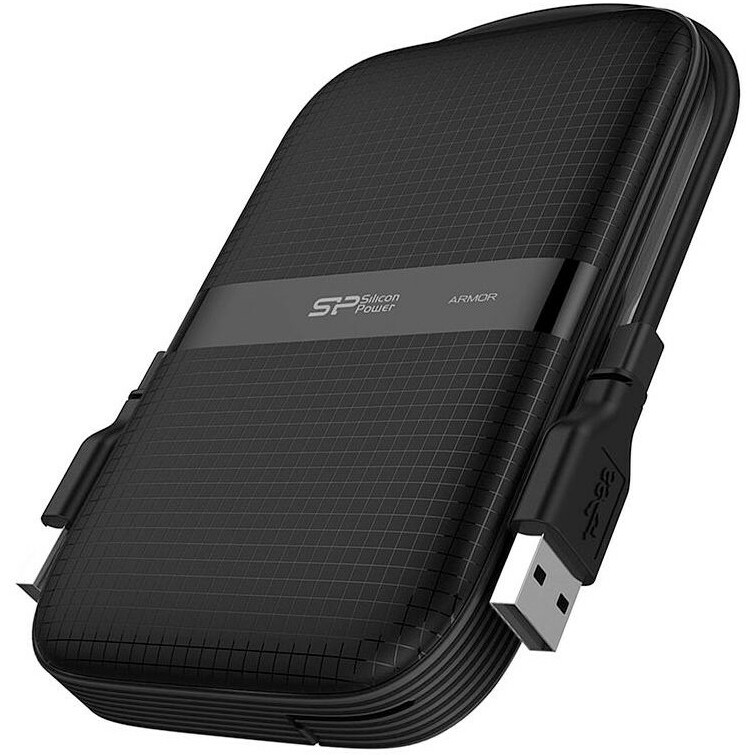 Внешний жёсткий диск 2Tb Silicon Power Armor A60 Black (SP020TBPHDA60S3A)