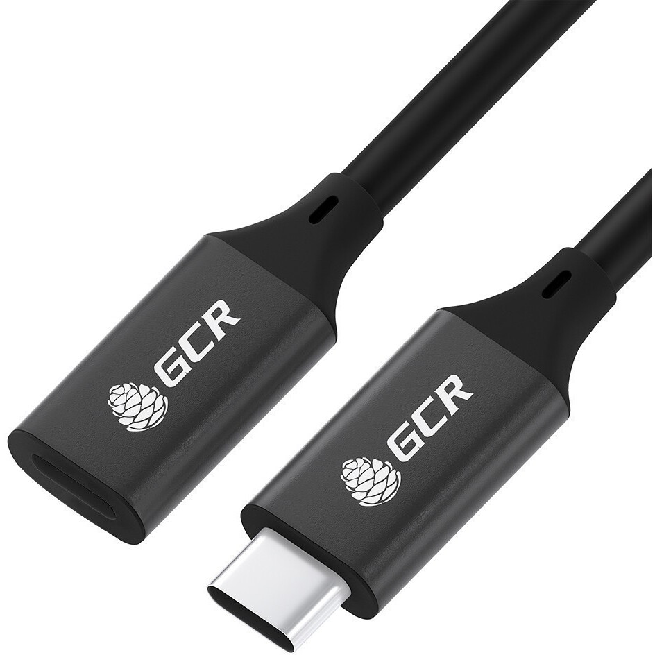 Кабель удлинительный USB Type-C - USB Type-C (F), 2м, Greenconnect GCR-54077