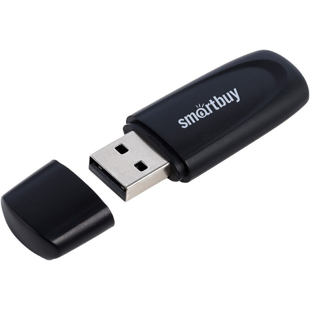 USB Flash накопитель 4Gb SmartBuy Scout Black (SB004GB2SCK)