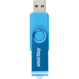 USB Flash накопитель 64Gb SmartBuy Twist Blue (SB064GB2TWB)