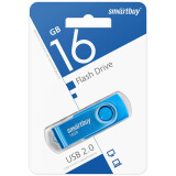 USB Flash накопитель 16Gb SmartBuy Twist Blue (SB016GB2TWB)