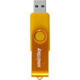 USB Flash накопитель 8Gb SmartBuy Twist Yellow (SB008GB2TWY)
