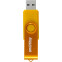 USB Flash накопитель 64Gb SmartBuy Twist Yellow (SB064GB2TWY) - фото 3