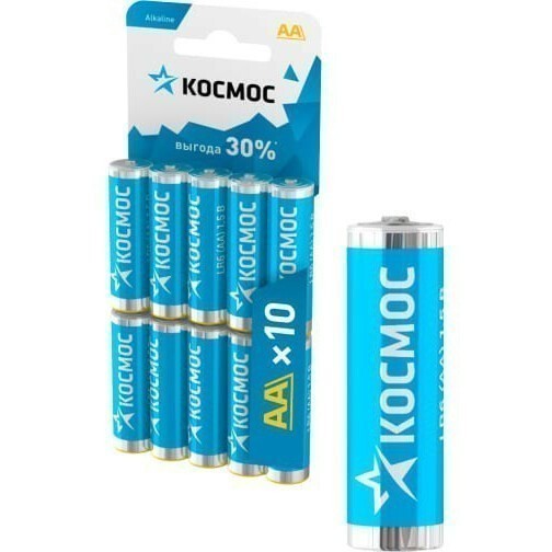 Батарейка КОСМОС KOCLR610BL (AA, 10 шт.)