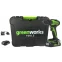 Дрель Greenworks GD24DD35K2 - 3704007UA - фото 4