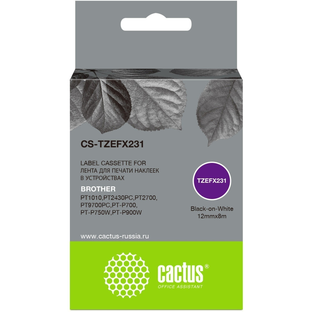 Ленточный картридж Cactus CS-TZEFX231