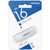 USB Flash накопитель 16Gb SmartBuy Scout White (SB016GB2SCW)