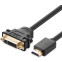 Переходник HDMI (M) - DVI (F), 0.22м, UGREEN 20136