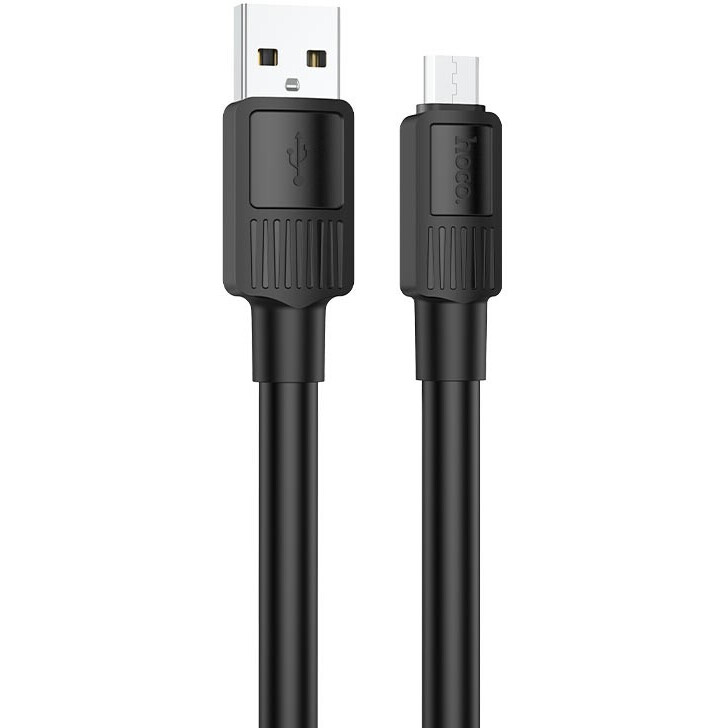 Кабель USB A (M) - microUSB B (M), 1м, HOCO X84 Black (HC-70981) - 6931474770981