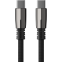 Кабель USB Type-C - USB Type-C, 1м, Accesstyle CC50-F100LED Black