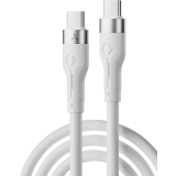 Кабель USB Type-C - USB Type-C, 1м, Accesstyle CC30-S100 White