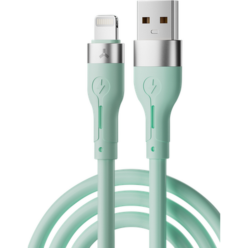 Кабель USB - Lightning, 1м, Accesstyle AL24-S100 Light Green