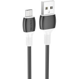 Кабель USB A (M) - microUSB B (M), 1м, Borofone BX84 Black (6974443386783)