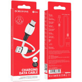 Кабель USB A (M) - microUSB B (M), 1м, Borofone BX84 White (6974443386790)