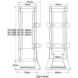 Крепление для резервуара Watercool Heatkiller Tube - stand (long) (30231)