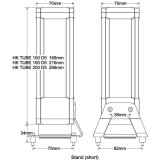 Крепление для резервуара Watercool Heatkiller Tube - stand (short) (30230)