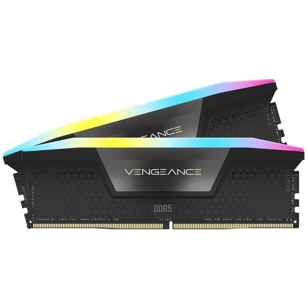 Оперативная память 32Gb DDR5 5600MHz Corsair Vengeance RGB (CMH32GX5M2B5600C40K) (2x16Gb KIT)