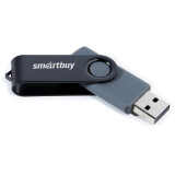 USB Flash накопитель 64Gb SmartBuy Twist Black (SB064GB2TWK)