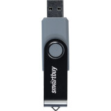 USB Flash накопитель 64Gb SmartBuy Twist Black (SB064GB2TWK)