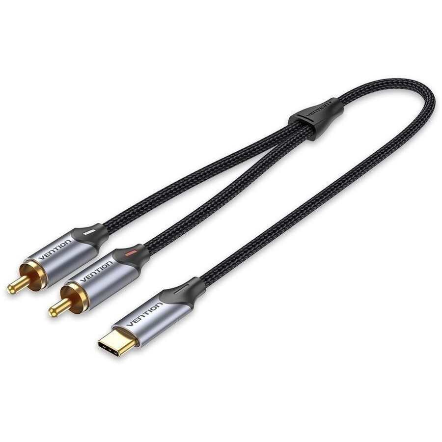 Кабель USB Type-C - 2x RCA (M), 1.5м, Vention BGUHG