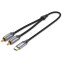 Кабель USB Type-C - 2x RCA (M), 1.5м, Vention BGUHG