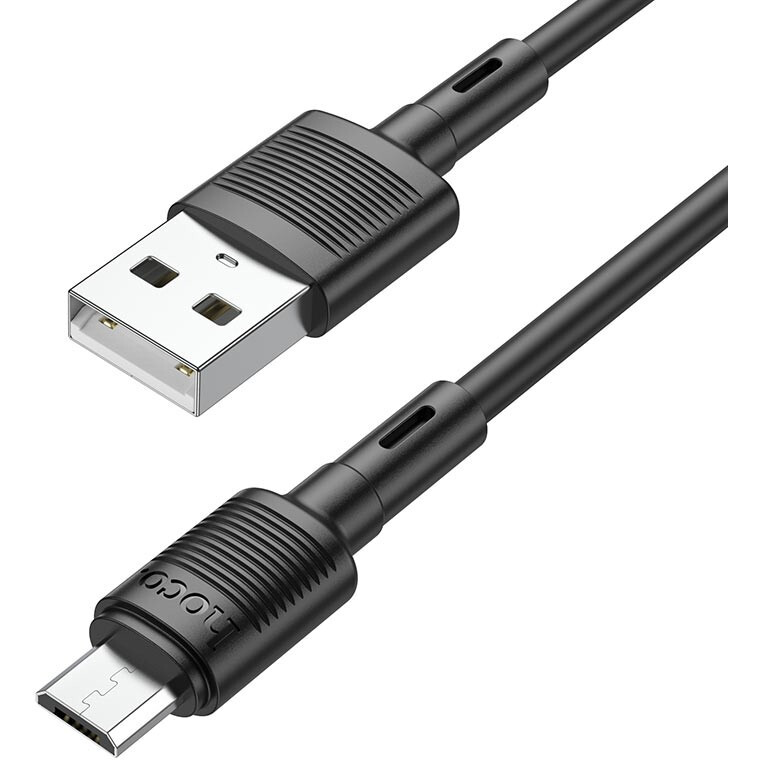 Кабель USB A (M) - microUSB B (M), 1м, HOCO X83 Black (HC-70882) - 6931474770882