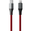 Кабель USB Type-C - Lightning, 1м, Accesstyle CL30-F100M Black/Red