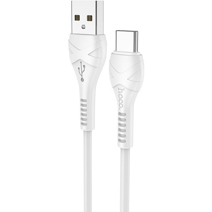 Кабель USB - USB Type-C, 1м, HOCO X37 White (HC-10512)