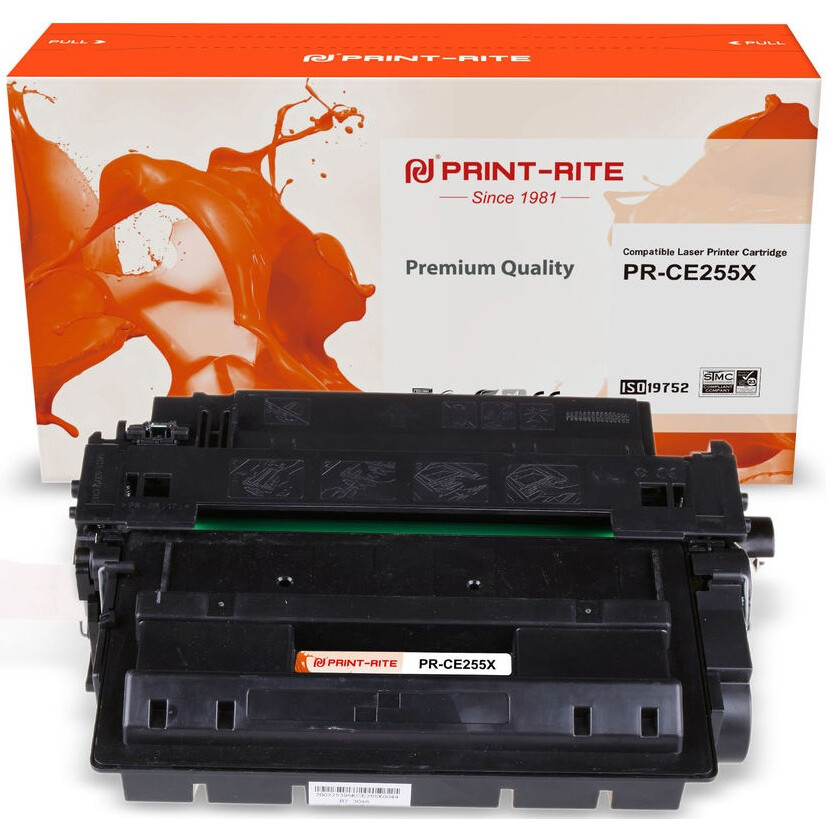 Картридж Print-Rite PR-CE255X Black