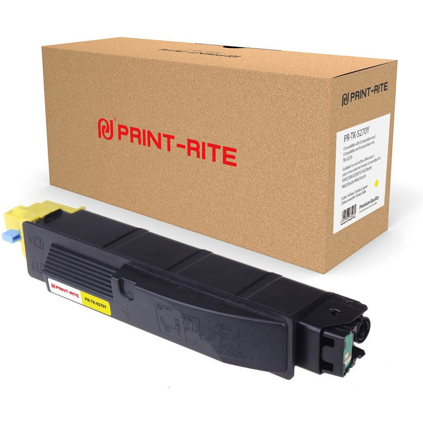 Картридж Print-Rite PR-TK-5270Y Yellow