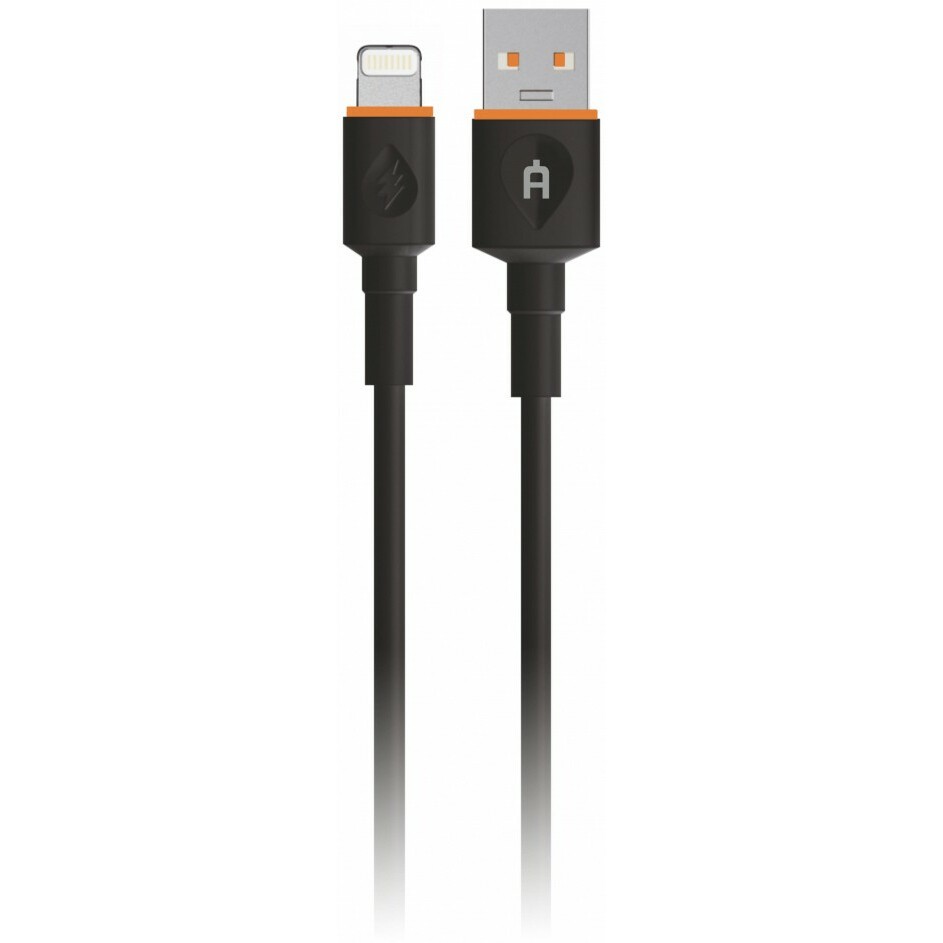 Кабель USB - Lightning, 1м, AlterAcs F01-AL Black