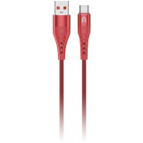 Кабель USB - USB Type-C, 1м, AlterAcs FT01-AC Red