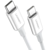 Кабель USB Type-C - USB Type-C, 1.5м, UGREEN US264 White (60519)