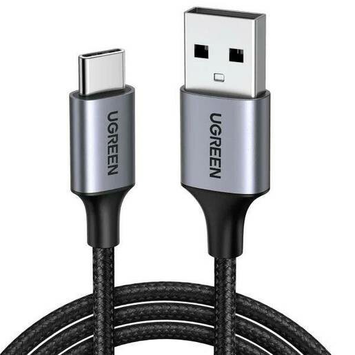 Кабель USB - USB Type-C, 1.5м, UGREEN US288 Black - 60127