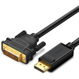 Кабель DisplayPort (M) - DVI (M), 2м, UGREEN DP103 Black (10221)