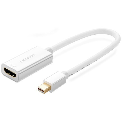 Переходник Mini DisplayPort (M) - HDMI (F), UGREEN MD112 White (40361)