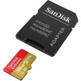 Карта памяти 128Gb MicroSD SanDisk Extreme + SD адаптер (SDSQXAA-128G-GN6MA)