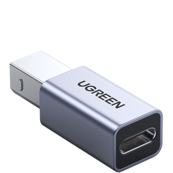 Переходник USB B (M) - USB Type-C (F), UGREEN US382 - 20120