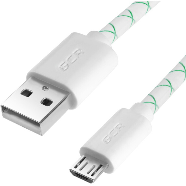 Кабель USB A (M) - microUSB B (M), 0.3м, Greenconnect GCR-53208