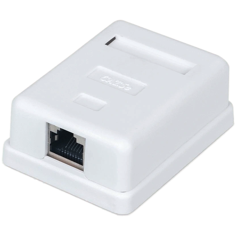 Розетка RJ-45 WRline WR-WS-8P8C-C5E-SH-1