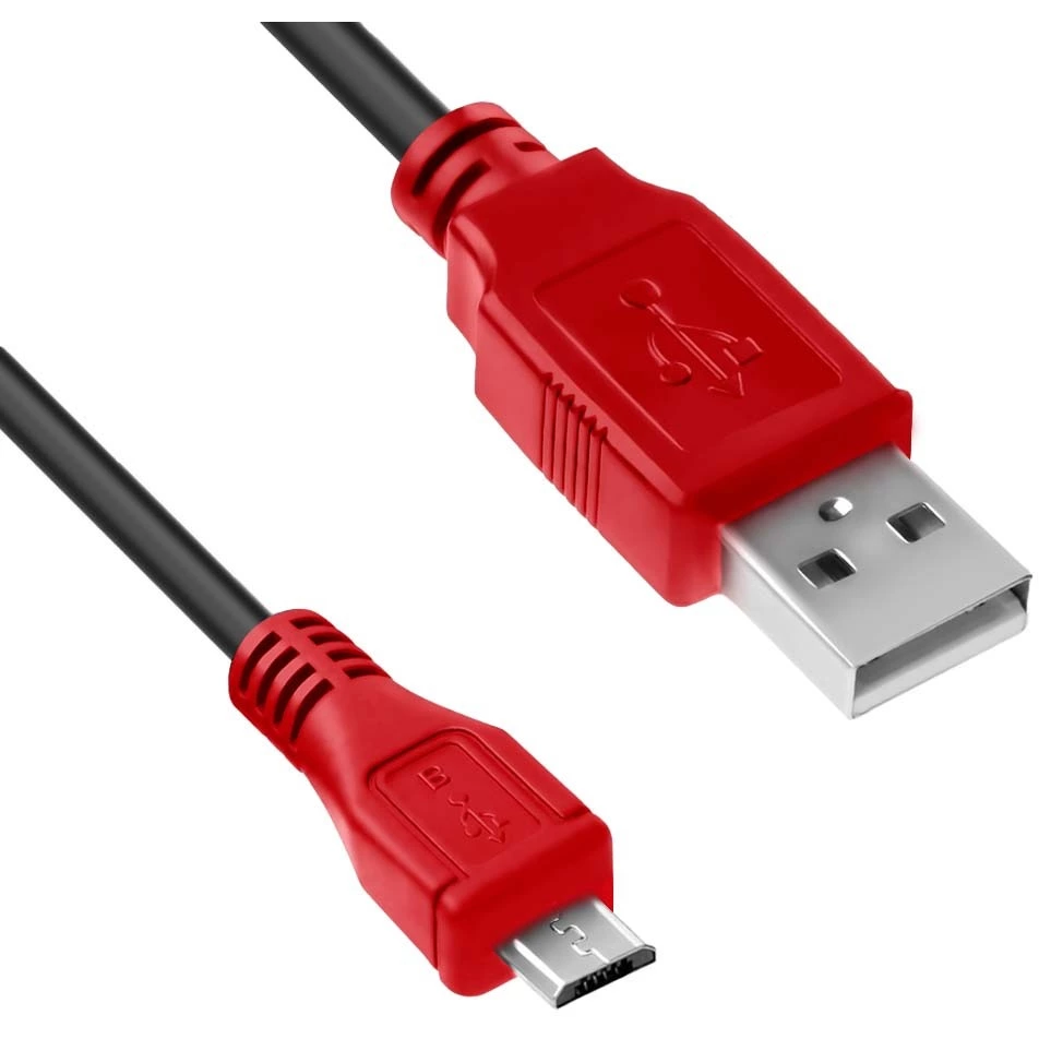 Кабель USB A (M) - microUSB B (M), 1м, 4PH 4PH-R90006