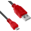 Кабель USB A (M) - microUSB B (M), 1м, 4PH 4PH-R90006