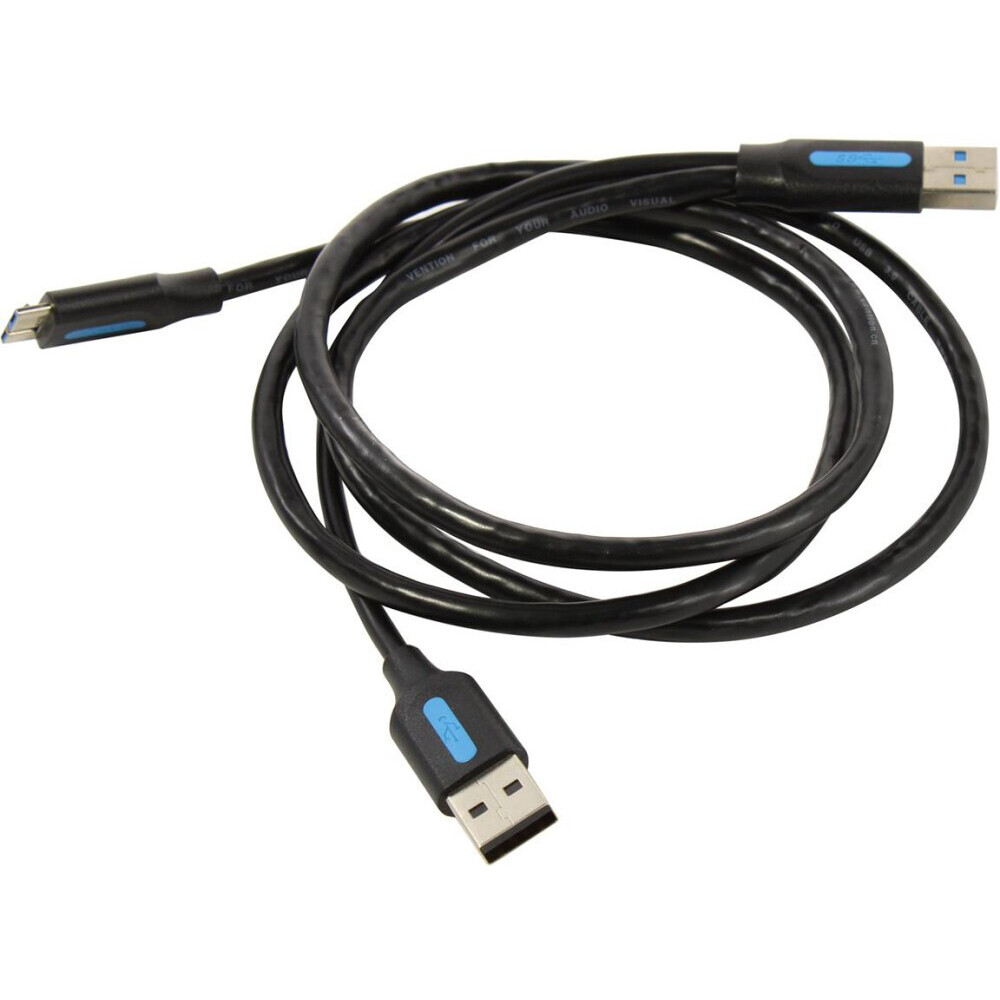 Кабель USB A (M) - microUSB 3.0 B (M), 1м, Vention CQPBF